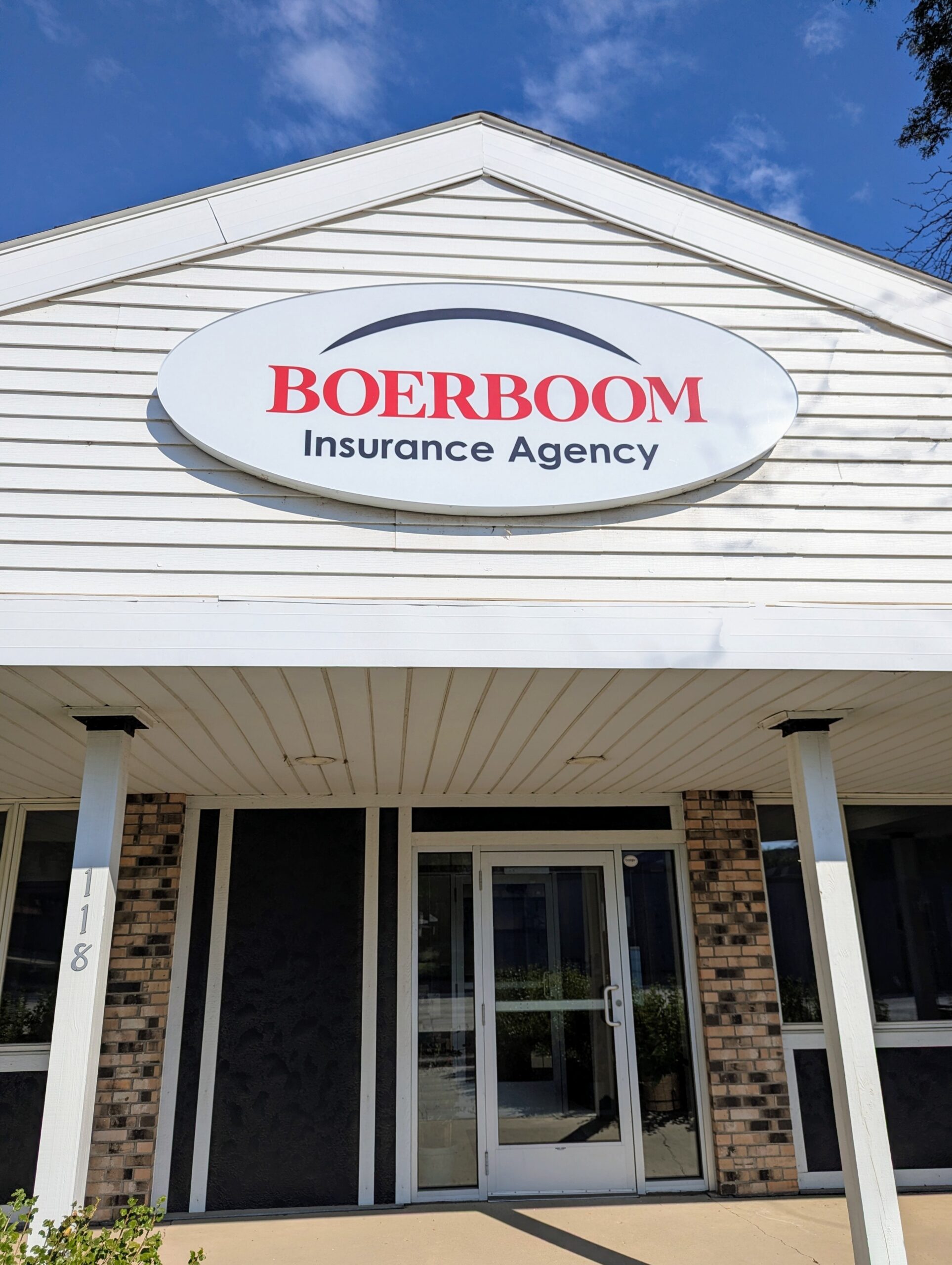 Boerboom Insurance Cabinet Sign 2
