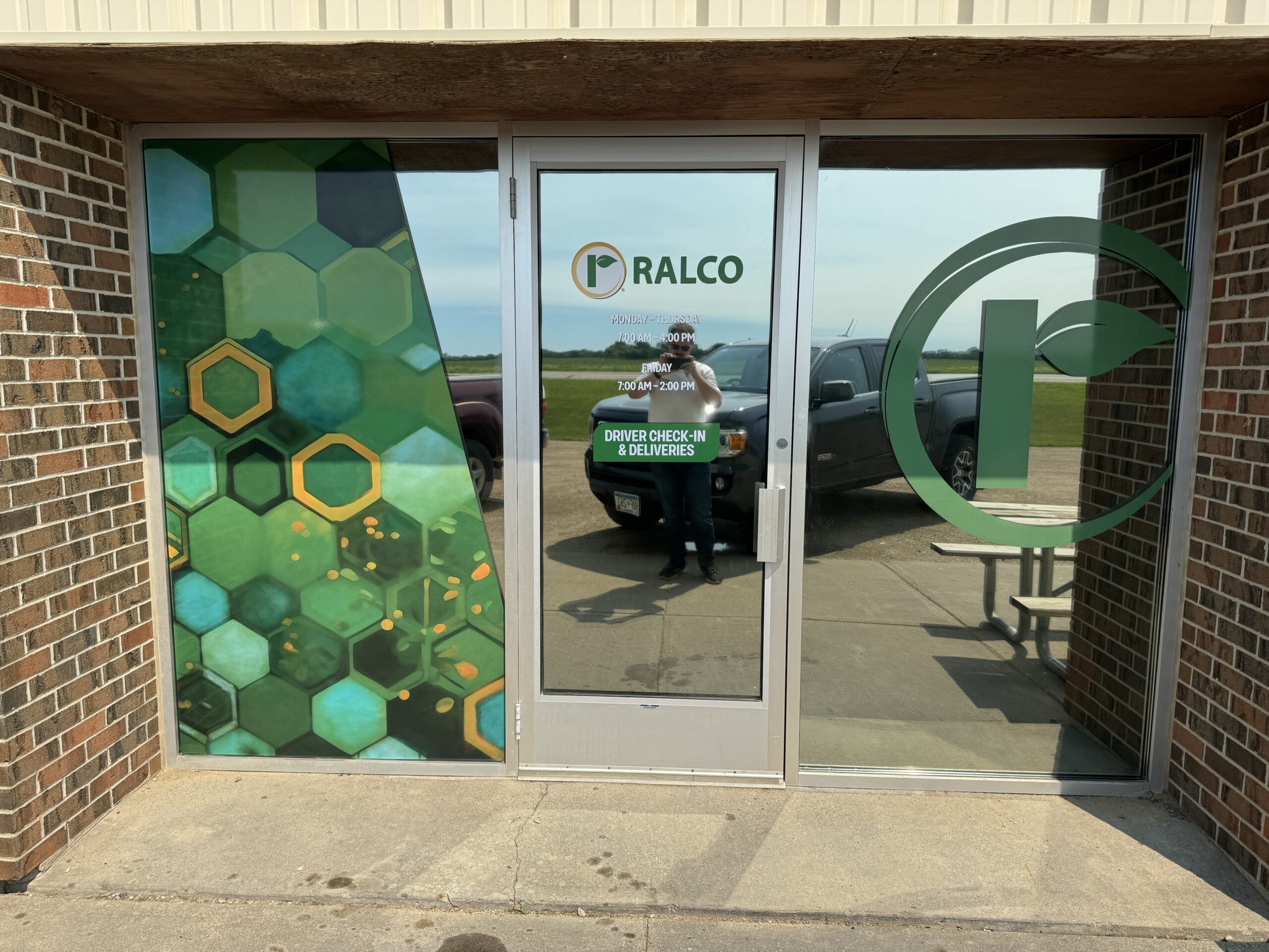 Ralco Distribution Center - Front Entrance Glass