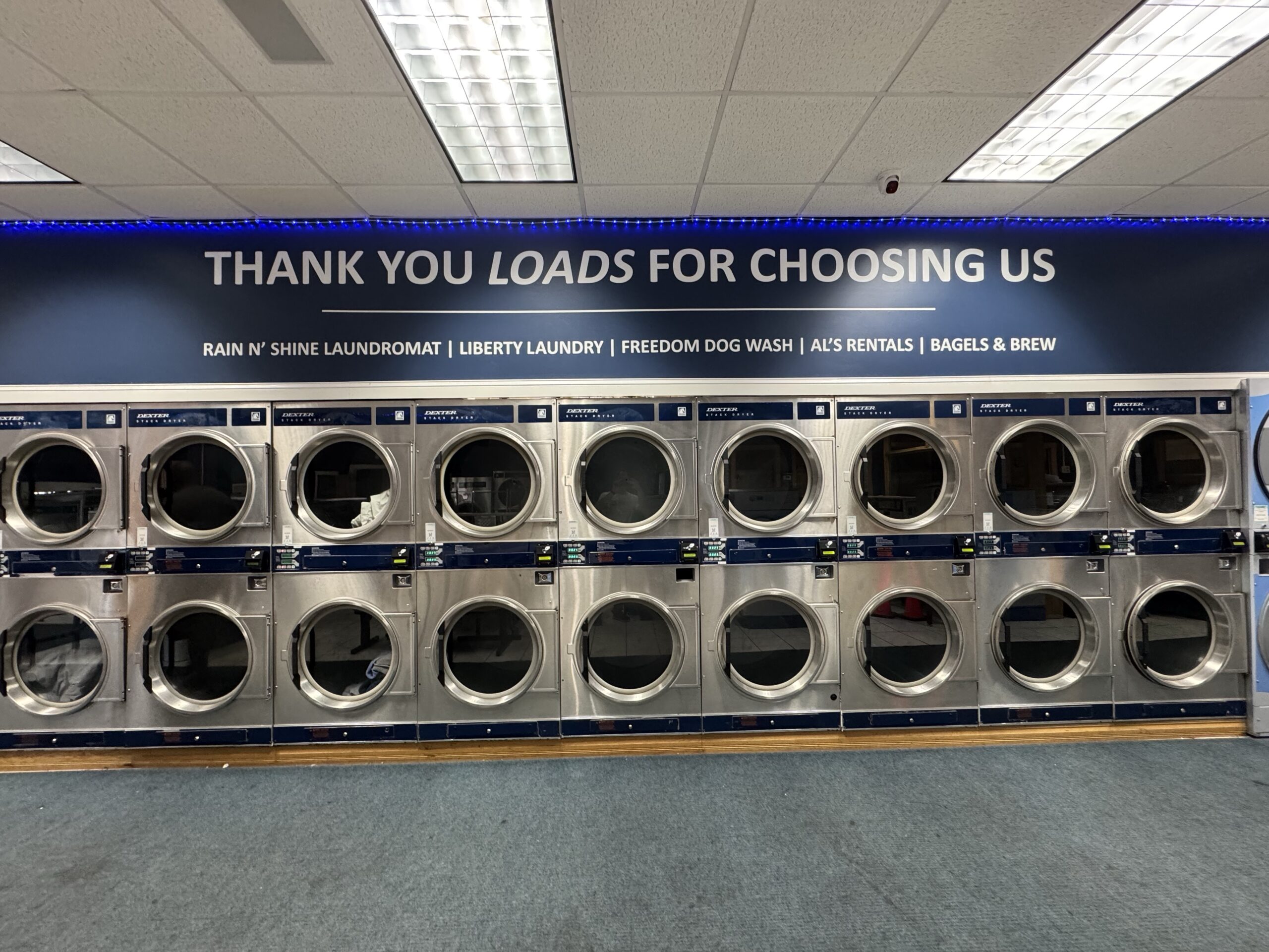 Liberty Laundry & Freedom Dog Wash Wall Graphics