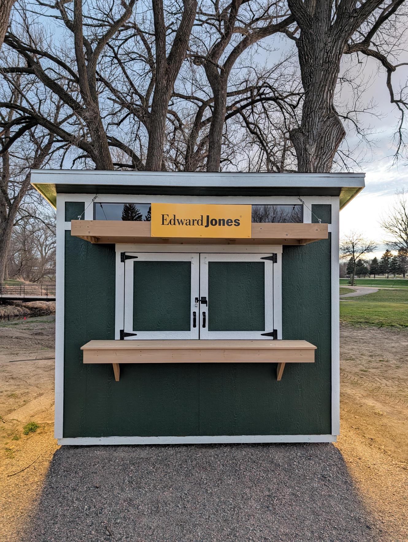 Edward Jones - Marshall Golf Club - Snack Shack Signage Front