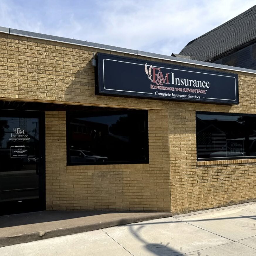 F&M Insurance - Schlenner Agency Clarkfield Cabinet Sign