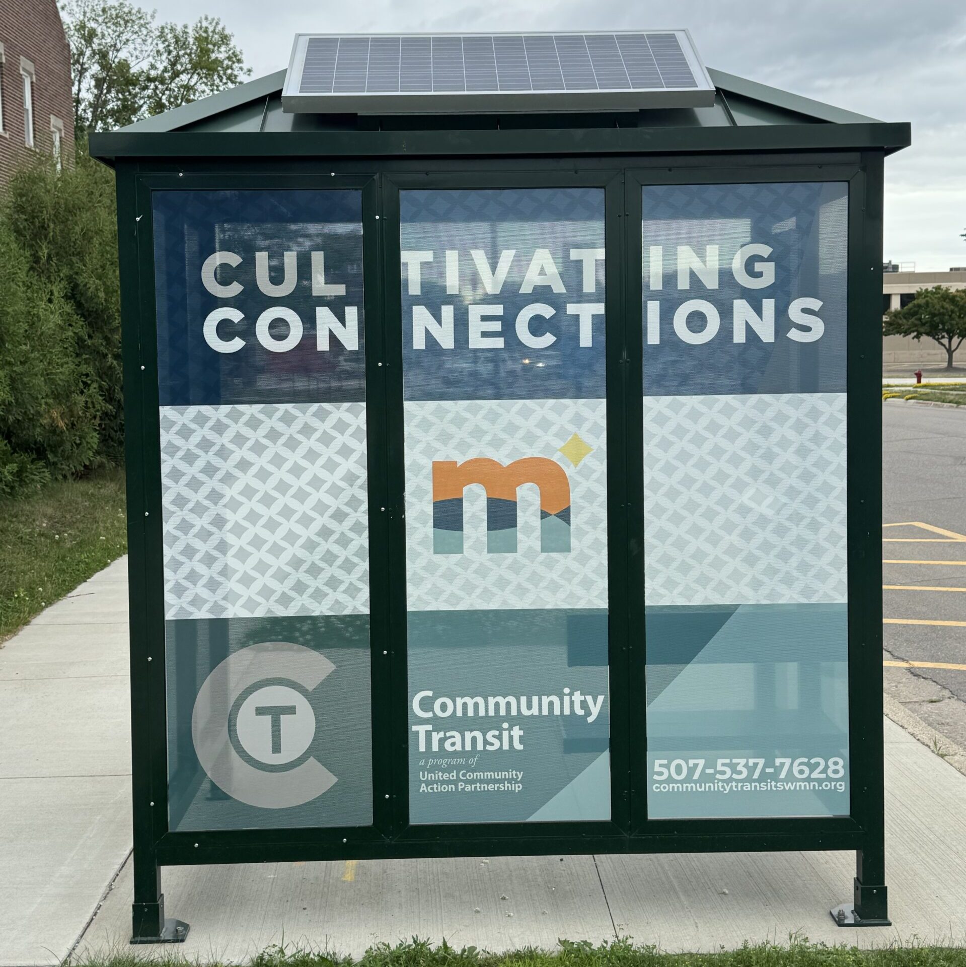 UCAP Marshall Transit Bus Stop Window Perf